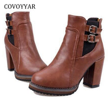 Load image into Gallery viewer, COVOYYAR Vintage British Buckles Martin Boots