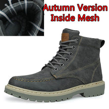 Load image into Gallery viewer, SURGUT Men Pu Leather Lace-up Men Boots