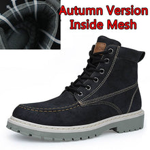 Load image into Gallery viewer, SURGUT Men Pu Leather Lace-up Men Boots