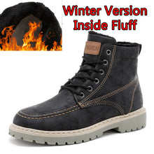 Load image into Gallery viewer, SURGUT Men Pu Leather Lace-up Men Boots