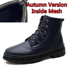 Load image into Gallery viewer, SURGUT Men Pu Leather Lace-up Men Boots