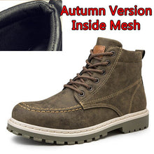 Load image into Gallery viewer, SURGUT Men Pu Leather Lace-up Men Boots