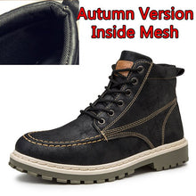 Load image into Gallery viewer, SURGUT Men Pu Leather Lace-up Men Boots
