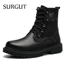 Load image into Gallery viewer, SURGUT Men Boots Anti-Skidding Leather Boots
