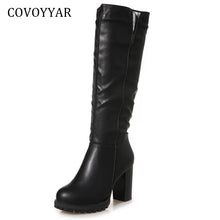 Load image into Gallery viewer, COVOYYAR 2019 Winter Warm Knee High Boots
