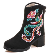 Load image into Gallery viewer, COVOYYAR Embroidered Ankle Boots