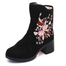 Load image into Gallery viewer, COVOYYAR Embroidered Ankle Boots