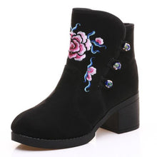 Load image into Gallery viewer, COVOYYAR Embroidered Ankle Boots