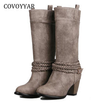 Load image into Gallery viewer, COVOYYAR 2019 Women Mid-Calf Boots