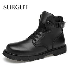 Load image into Gallery viewer, SURGUT 2019 High Quality Split Leather Men Boots