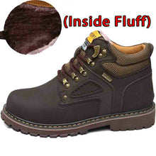 Load image into Gallery viewer, SURGUT Brand Super Warm Men's Winter Leather Men Waterproof