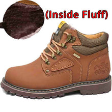 Load image into Gallery viewer, SURGUT Brand Super Warm Men's Winter Leather Men Waterproof