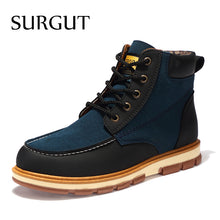 Load image into Gallery viewer, SURGUT Brand Fashion 2019 New Autumn Winter Men Casual Ankle Working Boots