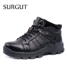 Load image into Gallery viewer, SURGUT High Quality Men Snow Boots Waterproof